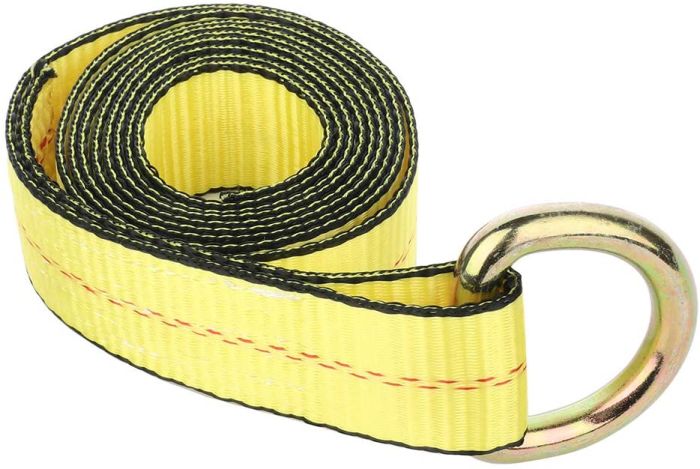4 x Lasso Straps Wrecker Tie Down Strap Yellow (2in. X 8ft.)