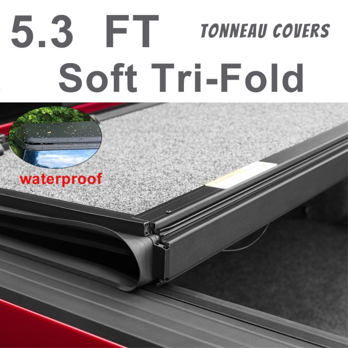  2004-2013 Colorado/Canyon Tonneau Cover Soft Tri-Fold Truck Bed 5'3