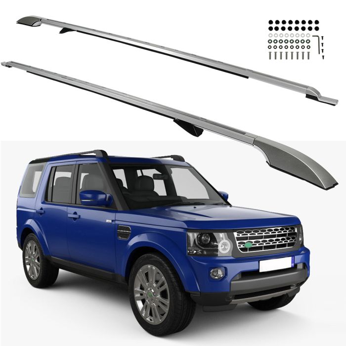 Top Aluminum Alloy Roof Rack Cross Bar For 05-09 Land Rover LR3 2pcs