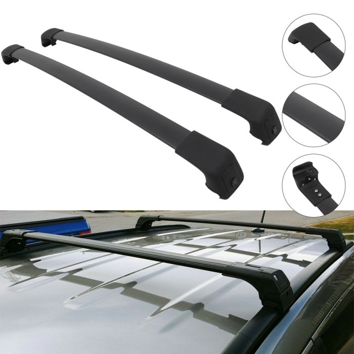 Carrier Roof Rack Cross Bars For 2017-2019 Kia Sportage Aluminum Cross Bars Luggage Carriers