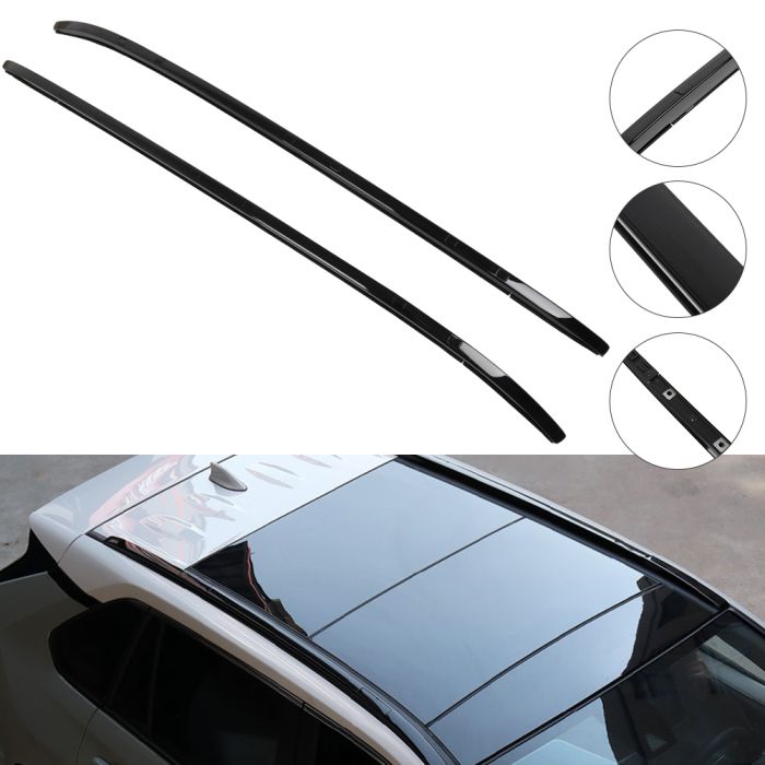 For Mazda Cx-5 2017 -2019 Aluminum Rubber Roof Rack Cross Bars Luggage Carrier 