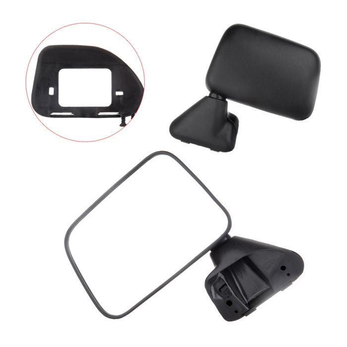 Driver Side View Mirror For 87-95 Toyota Pickup 87-89 4Runner Manual Fold