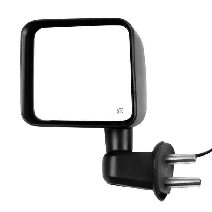 Manual Fold Side View Mirrors For Jeep Wrangler 2007-2017 – Black Pair (Left & Right, OE Style)