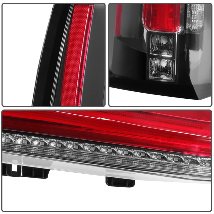 2015-2018 GMC Yukon/15-17 Yukon XL Tail Lights Pair LED Brake Turn Lamps 