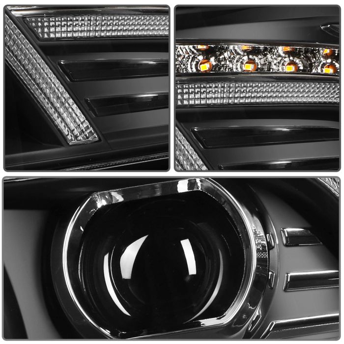 2007-2014 Toyota FJ Cruiser Headlights Halo Projector with Grille Front lamp