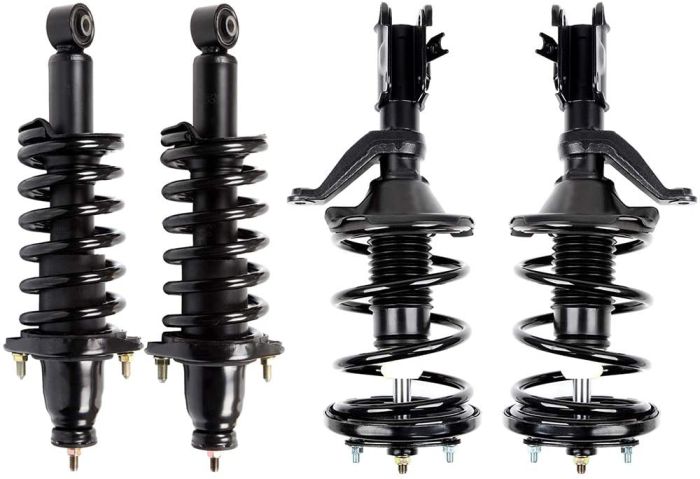 Bestinc. Rear Pair Complete Strut Assemblies For Honda Civic 2001-2005