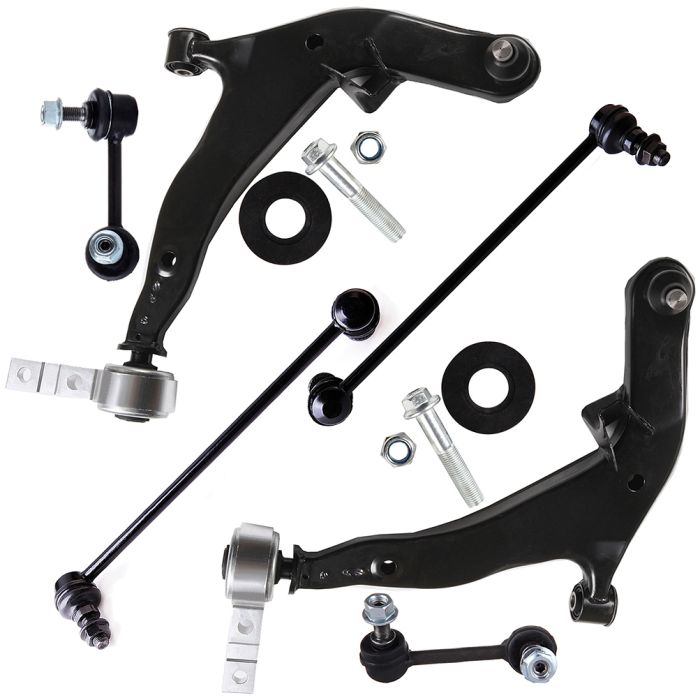 2003-2007 Nissan Murano Front Rear Stabilizer Bars Lower Control Arms Kit