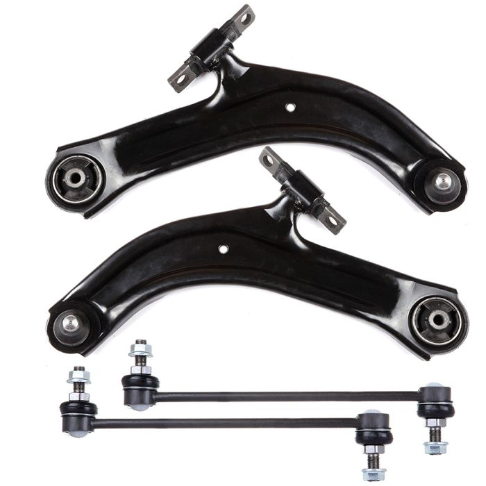 Front Lower Control Arms Sway Bar Links Kit For 07-12 Nissan Sentra