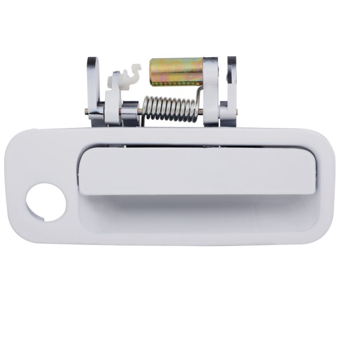 Driver Side Front Door Handle For 1997–2001 Toyota Camry – Left, White, Key Lock Ready, OE Spec