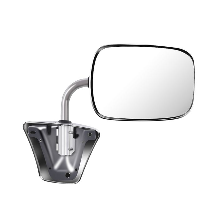 Chrome Manual Fold Side View Mirrors For 75-86 Chevrolet C10 73-91 GMC Jimmy LH & RH
