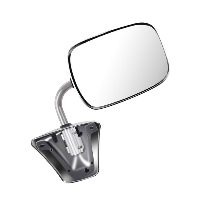 Chrome Manual Fold Side View Mirrors For 75-86 Chevrolet C10 73-91 GMC Jimmy LH & RH