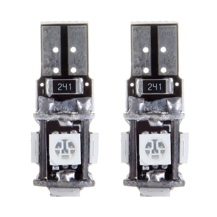 Red Error Free LED Light Bulbs Replacement() - 2 Pieces