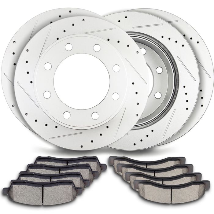 Brake Pads And Rotors Ford 00-05 Excursion 00-04 F-250 Super Duty