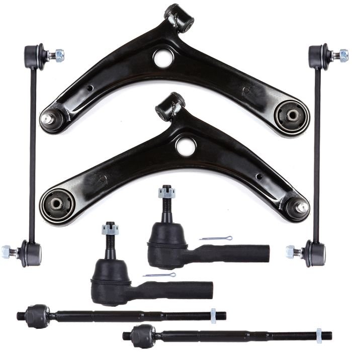 MSP PERFORMANCE Front End Suspension Kit For Dodge Caliber & Jeep Patriot – Control Arms, Tie Rods