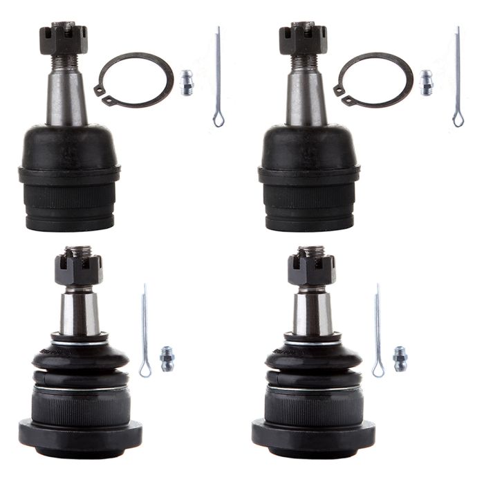 4PCS Front Upper & Lower Ball Joints Suspension Kit For 97-99 Dodge Ram 1500 2WD