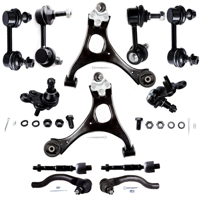 12pc Front Rear Control Arms Sway Bars Suspension Kit For 06-2010 11 Honda Civic