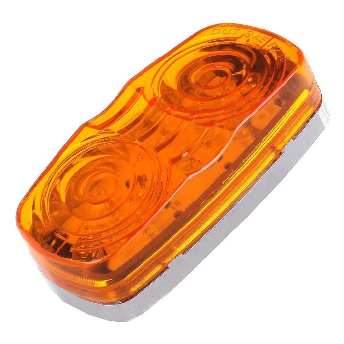 Universal Side Marker Lights 5Pcs Red+ 5Pcs Amber Replacement fit for Truck-10PCS