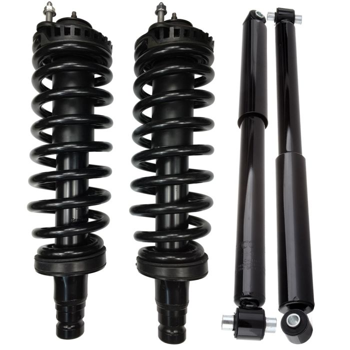 For 2002-09 Chevrolet Trailblazer Front Struts w/ Spring & Rear