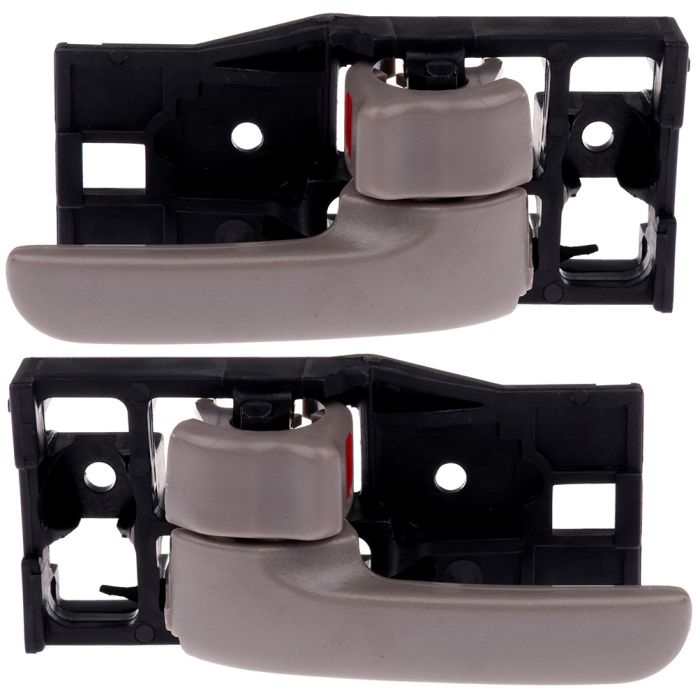 thumbnail image 2 of Pair Of Front Interior Door Handles For Toyota Tundra (2000-2006) – Beige, Left & Right (Replaces 69206-0C010-B1 / 69277-0C010-B1) 2 of 4