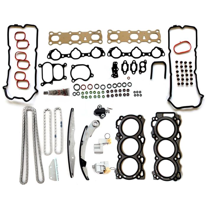 Head Gasket Set Timing Chain Kit For 05-09 Nissan Frontier Nissan Pathfinder