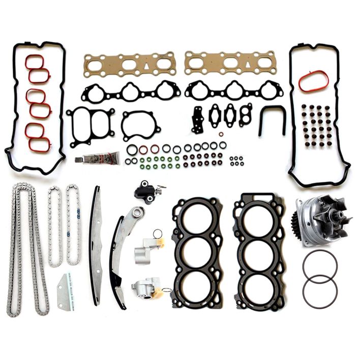 Head Gasket Set Timing Chain Kit Fits 06-09 Nissan Frontier 05-09 Nissan Pathfinder