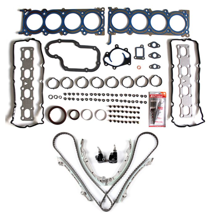 Timing Chain Kit Head Gasket Set 04 09 For Nissan Titan For