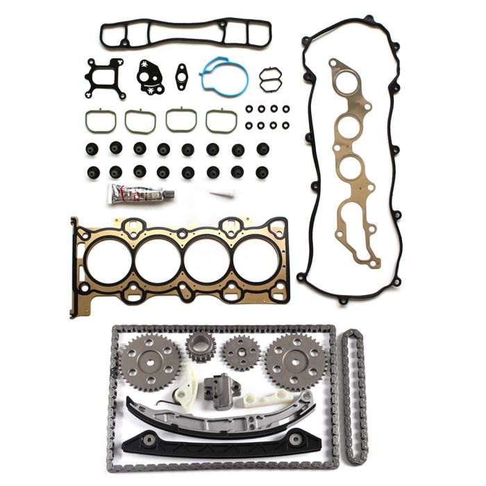 Timing Chain Kit Head Gasket Set Fits 01-09 Ford Ranger Mazda B2300 2.3L l4 DOHC ( 9-0705S )