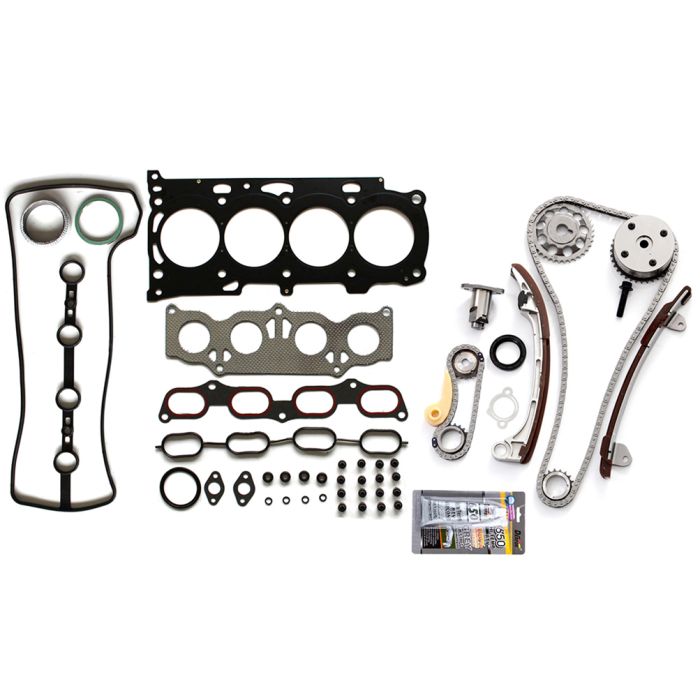 Timing Chain Kit Head Gasket Set For Toyota Camry 02-09 05-10 Scion tC xB 2.4 l4 