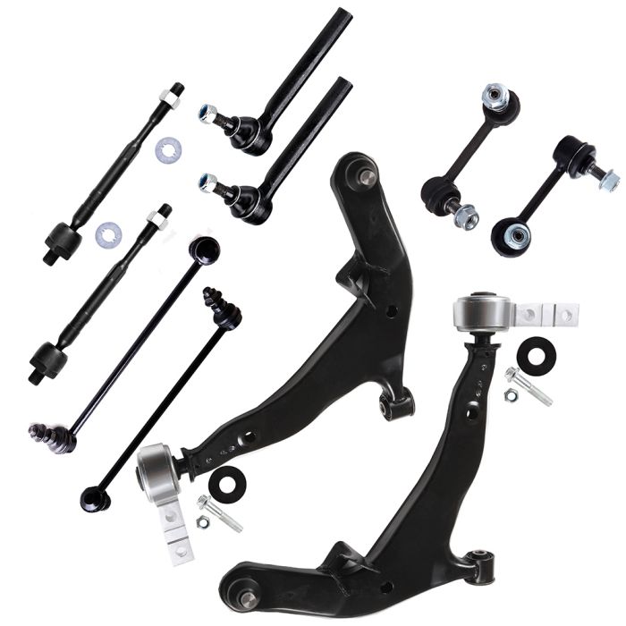 2003-2004 Nissan Murano Front Lower Control Arms Ball Joint Sway Bars Suspension Kit