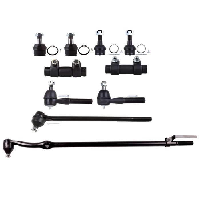 Front Suspension Kit Lower Ball Joints Tie Rod Ends For 90-96 Ford F-150 90-96 Ford Bronco