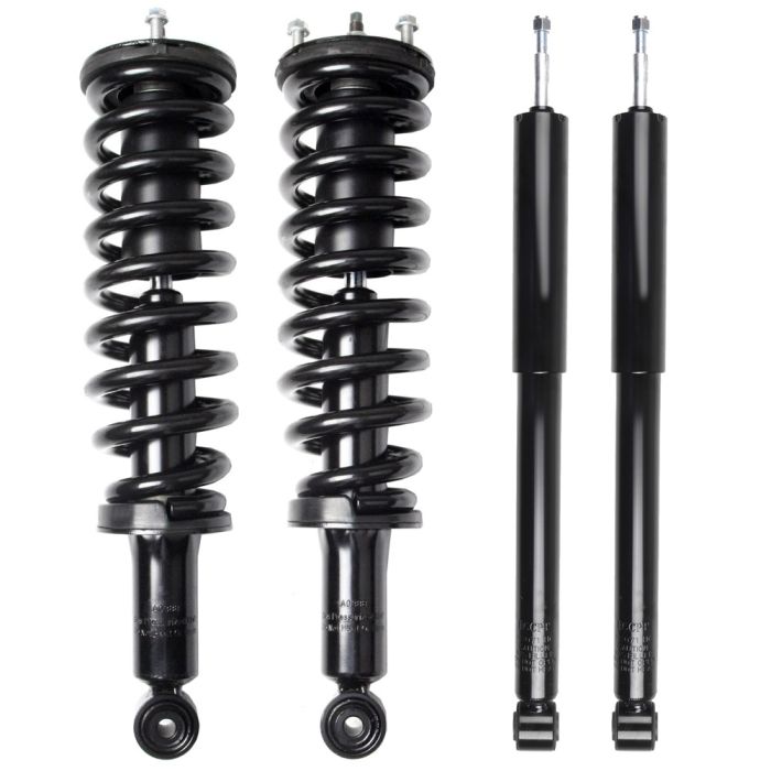 Complete Strut & Shock Bundle For 1995-1999 Nissan Maxima – Front And Rear Kit With Coil Springs