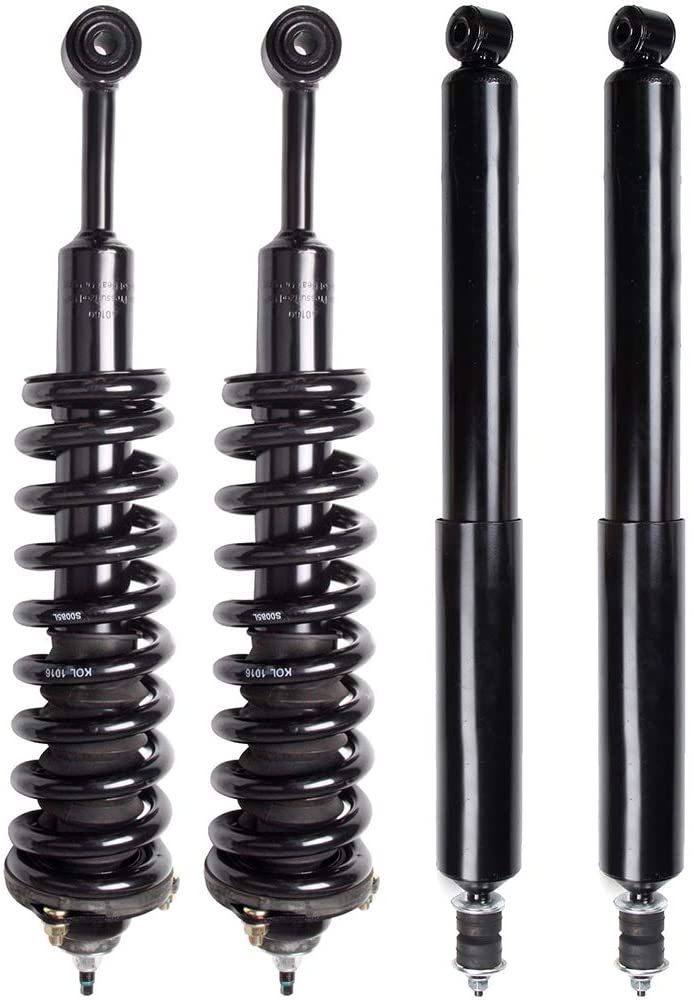 2 Front Complete Struts Springs+2 Rear Shocks Absorber For 2005-15 Toyota Tacoma