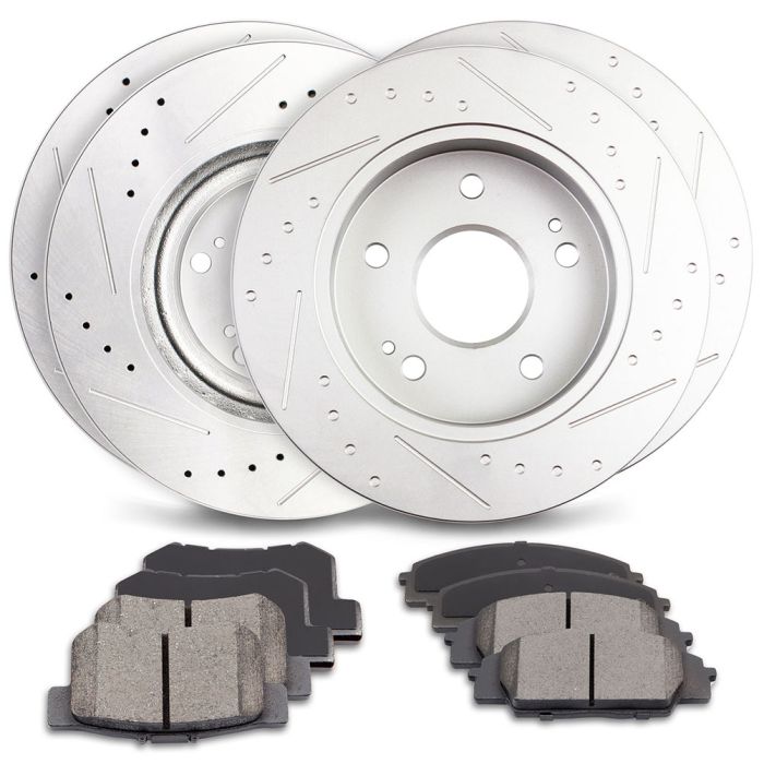 2002-2006 Acura RSX Ceramic Brake Pads And Rotors Front Rear