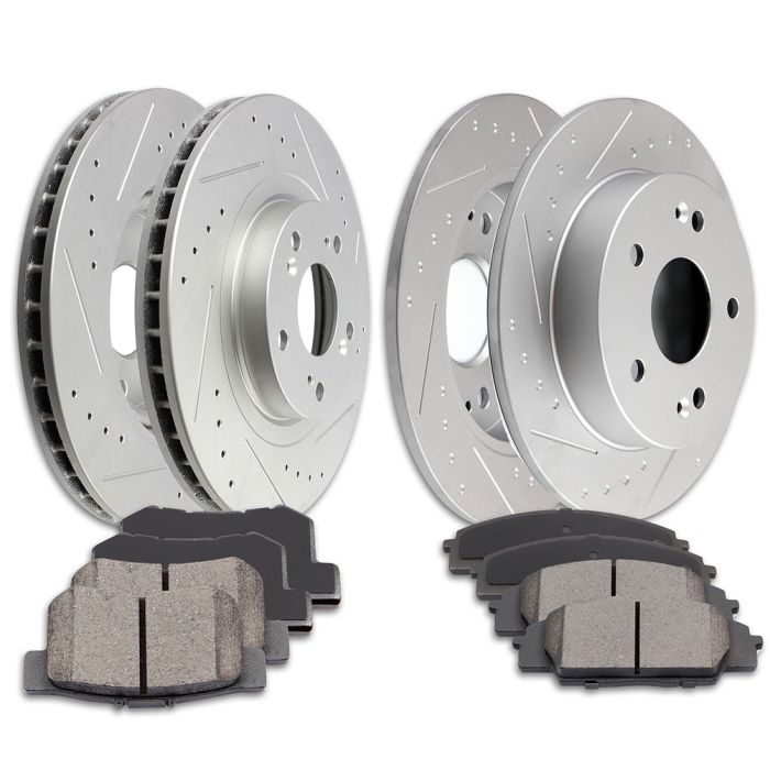 2002-2006 Acura RSX Ceramic Brake Pads And Rotors Front Rear
