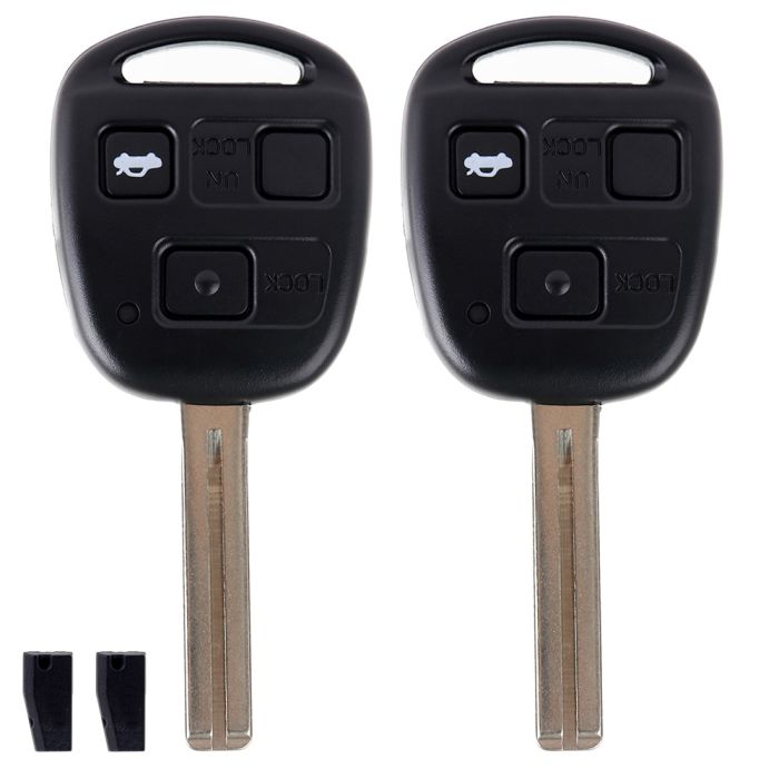 Keyless Entry Uncut Car Remote Replacement Key Fob For 04-06 Lexus ES330 01-03 Lexus LS430 