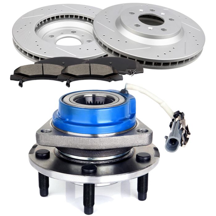 thumbnail image 2 of AM Autoparts Front & Rear Brake Rotor And Ceramic Pad Kit For Buick Lucerne – 10-Year Warranty, Direct Fit 2 of 2