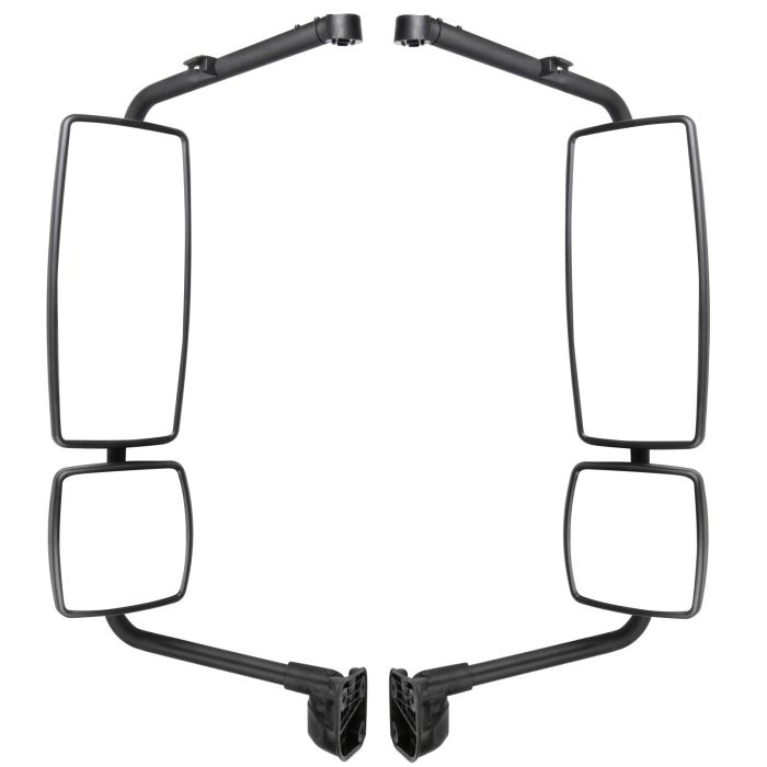 Pair Black Mirrors Fit For 06-12 International Harvester 4100 03-10 International Harvester 4200 