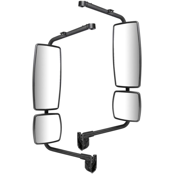 Pair Black Mirrors Fit For 06-12 International Harvester 4100 03-10 International Harvester 4200 