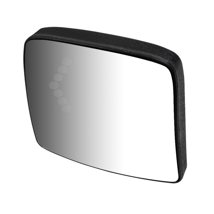 Towing Mirrors Fit for 2000-2010 International Harvester 9900i Truck Hood Mirrors with Smaller Mirror Lens Heated A Pair