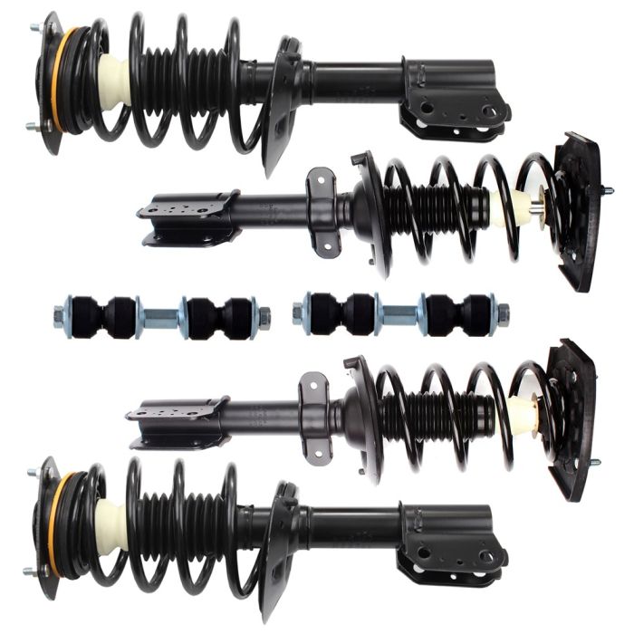 6pc Front Rear Complete Struts Sway Bar Links For 97-05 Century Regal Grand Prix