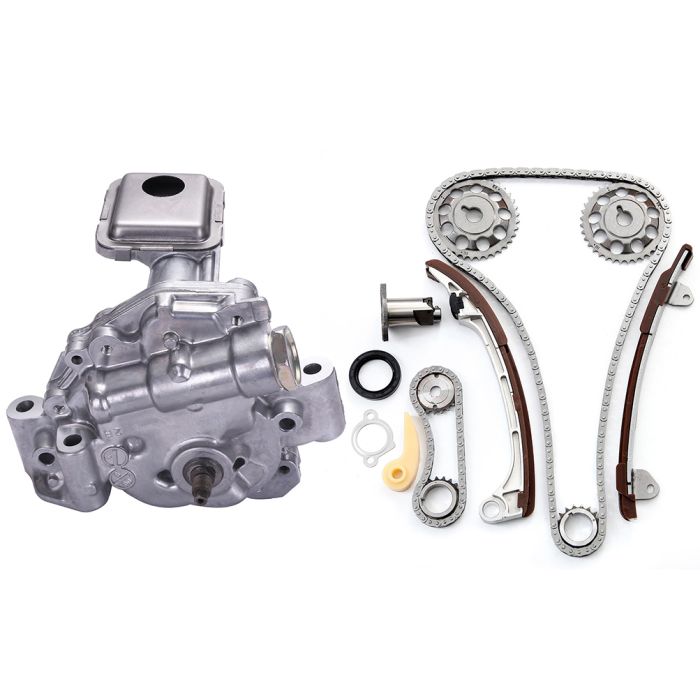 Timing Chain Oil Pump Kit For Toyota RAV4 For Camry Corolla 2.4L 2AZFE 01-10
