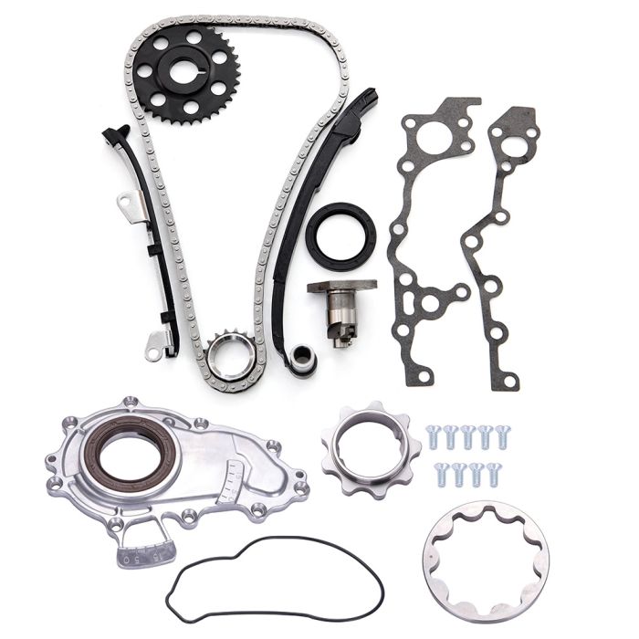 Timing Chain Gear Tensioner Kit W/ Oil Pump For Toyota 2.4L For Tacoma 95-04