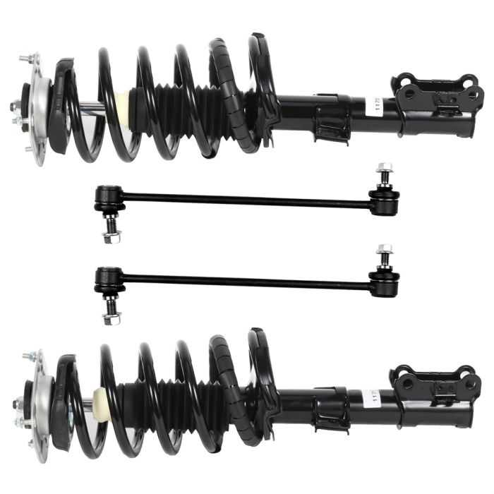 Front Suspension Kit Strut & Spring Assemblies w/ End Links for Volvo XC90 New