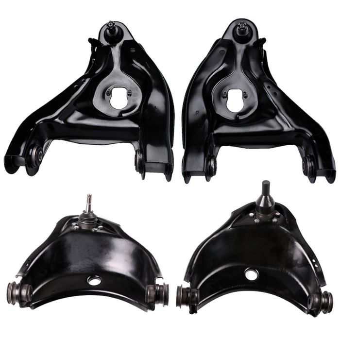 4PC Front Upper Lower Control Arm for Chevy Express Tahoe GMC Savana Yukon 2WD