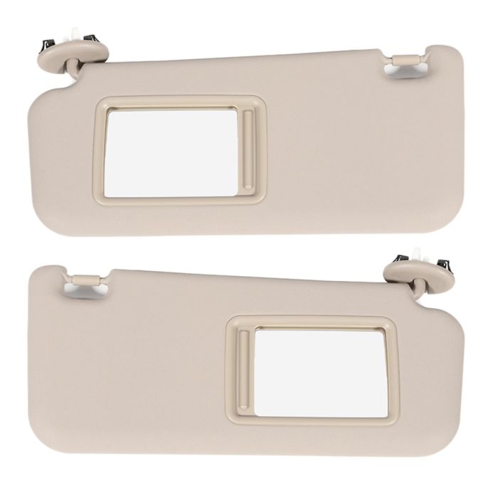 Sun Visor Beige Left & Right sides with Sunroof for Toyota (74320-42501-B3)- 2 PCS 