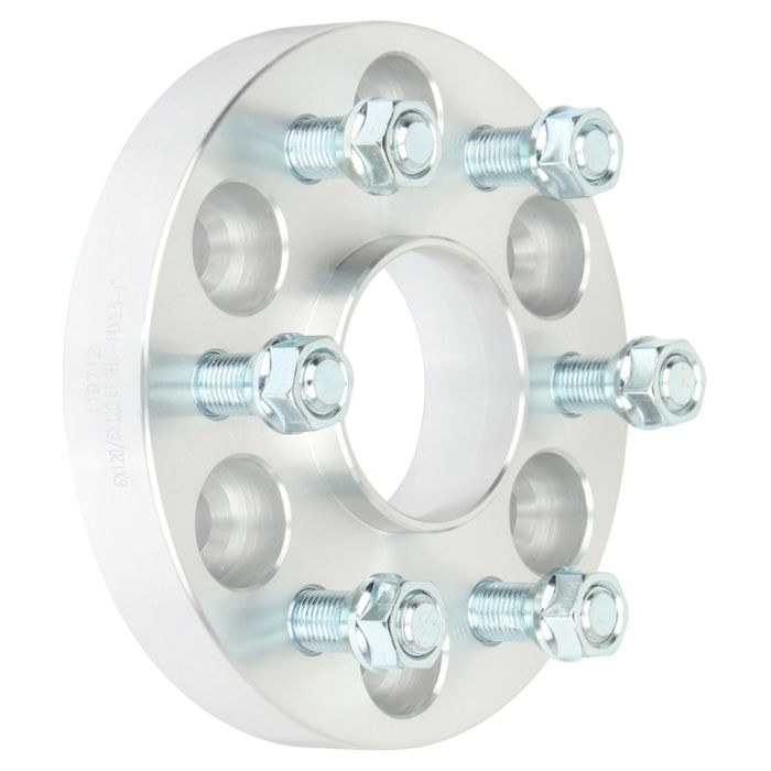 1 inch 6x120 6 Lug Wheel Spacers(66.9mm Bore, 14x1.5 Studs) For 18-23 Buick Enclave 10-16 Cadillac SRX - 4PCS
