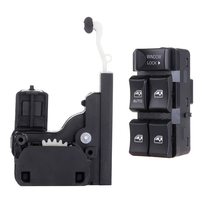 Power Window Switch and Door lock Actuator (746-017) fit for Buick/Chevrolet - 2PCS