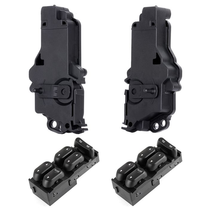 Power Window Switch and Door lock Actuator (746-149) fit for Ford - 4PCS