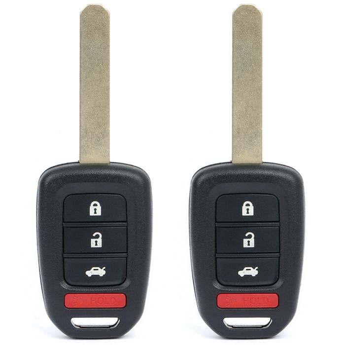 Keyless Uncut Entry Remote Key Fob For 13-15 Honda Accord 