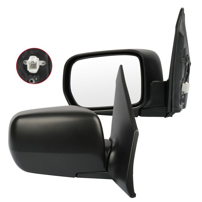 2003-2008 Honda Pilot Side View Mirror Power Heated Manual Fold LH & RH Set